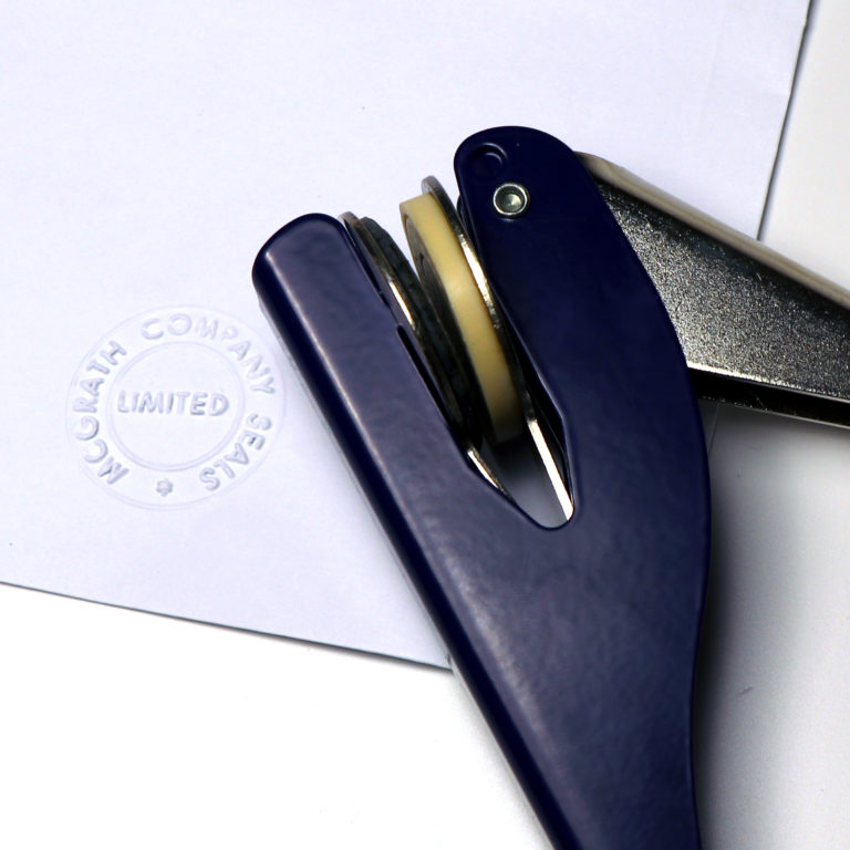 Personalised Seal Embosser McGrath Company Seals
